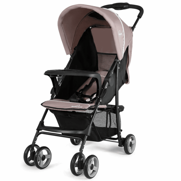Foldable Lightweight Baby Stroller Travel Pushchair 0-36 Months Age Group 13 Lbs Coffee