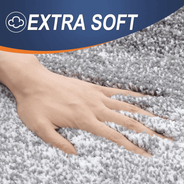 Bathroom Rugs Mat 30X20, Extra Soft Absorbent Microfiber Bath Rugs, Rubber Backing, Quick Dry, Machine Washable Bath Mats for Bathroom Floor, Tub, Shower and Home Decor Accessories, Grey - Image 3