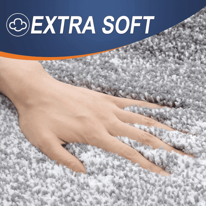 Bathroom Rugs Mat 30X20, Extra Soft Absorbent Microfiber Bath Rugs, Rubber Backing, Quick Dry, Machine Washable Bath Mats for Bathroom Floor, Tub, Shower and Home Decor Accessories, Grey - Image 3