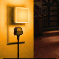 Amber Night Light[2 Pack], Night Lights Plug into Wall, LED Plug in Nightlight with Dusk-To-Dawn Sensor, 0.3W Dim Night Light for Sleep, Bedroom, Bathroom, Hallway, Non-Dimmable - Image 3