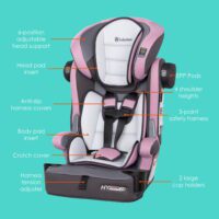 Hybrid SI 3-In-1 Combination Booster Car Seat - Desert Rose - Image 2