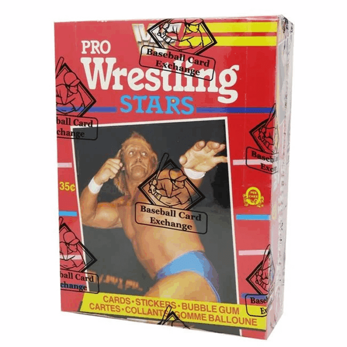 1985 O-Pee-Chee WWF Pro Wrestling BBCE Wrapped Stars Box - 36 per Pack Box