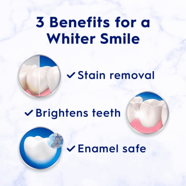 3D White Advanced Luminous Mint Teeth Whitening Toothpaste,  Toothpaste, 3.7 Oz Pack of 4 - Helps Remove Surface Stains, Whitens Teeth, Strengthens Tooth Enamel, Protects against Cavities - Image 2