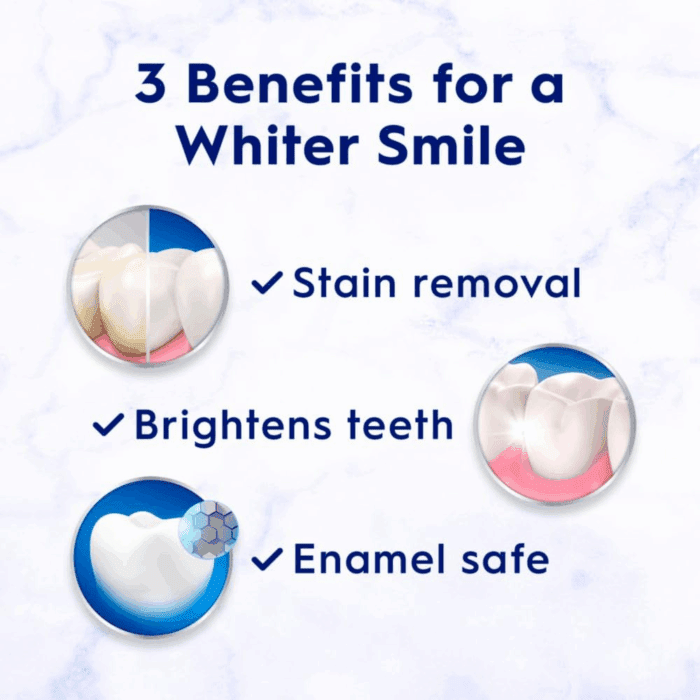 3D White Advanced Luminous Mint Teeth Whitening Toothpaste,  Toothpaste, 3.7 Oz Pack of 4 - Helps Remove Surface Stains, Whitens Teeth, Strengthens Tooth Enamel, Protects against Cavities - Image 2