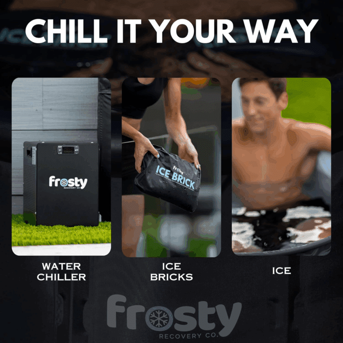 Cold Plunge Tub - Ice Bath Tub for Cold Water - Pro Grade Cold Plunge Ice Pod with Water Chiller Compatibility - the Ice Pod Cold Plunge Tub for Contrast Therapy (Black/Black, Ice Pod + 4 Ice Bricks) - Image 7