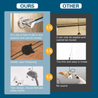 Interactive Cat Feather Toys,Retractable Teaser Toy ，Hanging Interactive Toys for Indoor Cats Kitten Play Chase Exercise, Kitten Mental Exercise Toys (1 Pack) - Image 5