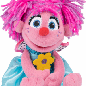 Sesame Street Official Abby Cadabby Muppet Plush, Premium Plush Toy for Ages 1 & Up, Pink/Blue, 11”