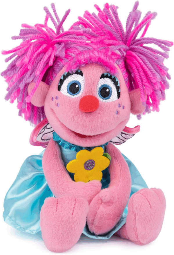 Sesame Street Official Abby Cadabby Muppet Plush, Premium Plush Toy for Ages 1 & Up, Pink/Blue, 11”