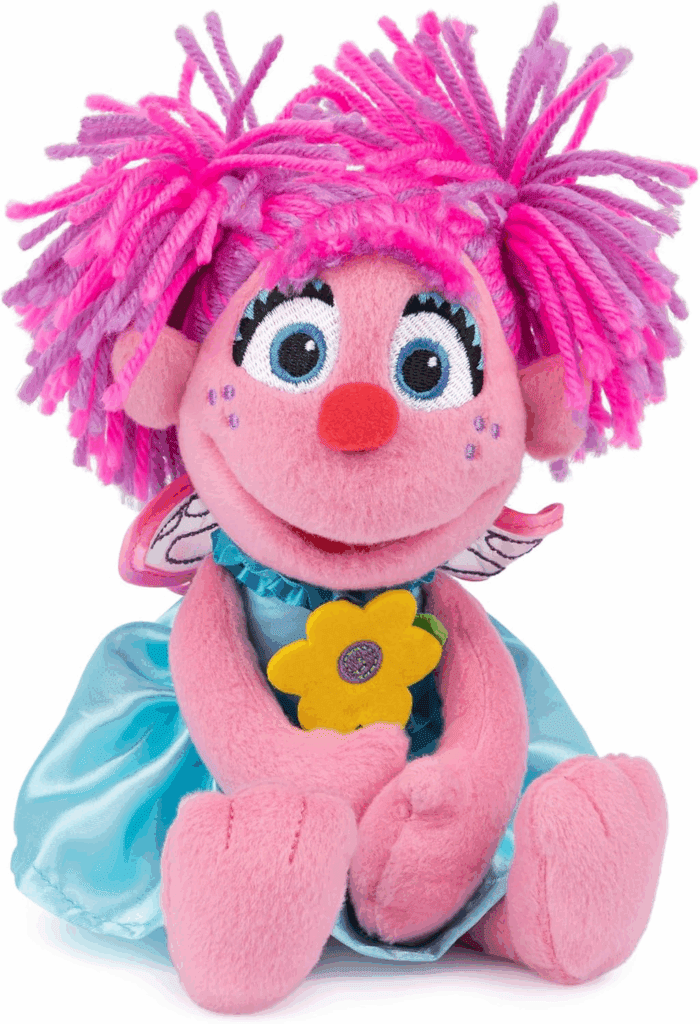 Sesame Street Official Abby Cadabby Muppet Plush, Premium Plush Toy for Ages 1 & Up, Pink/Blue, 11”