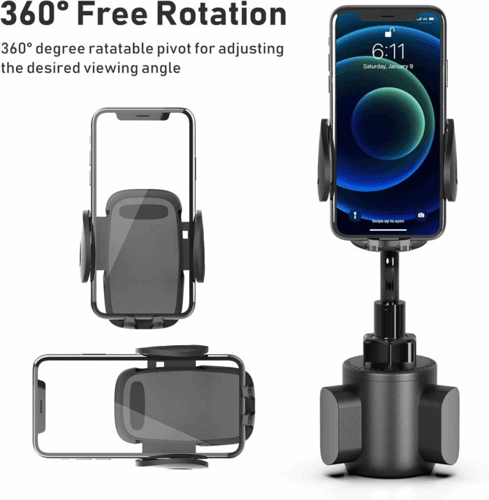 Wireless Charging Car Charger Mount, Fast Auto Clamping Car Charger Phone Holder for Iphone, Samsung, All Smartphones - Image 3
