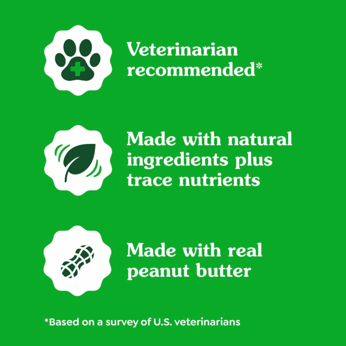 Pill Pockets Large Size Soft Dog Treats for Capsules, with Real Peanut Butter, Made with Natural Ingredients plus Minerals & Trace Nutrients, 15.8 Oz. (60 Count, Pack of 1) - Image 4