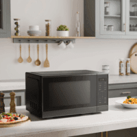 1.1 Cu. Ft Microwave Oven in Black - Image 5