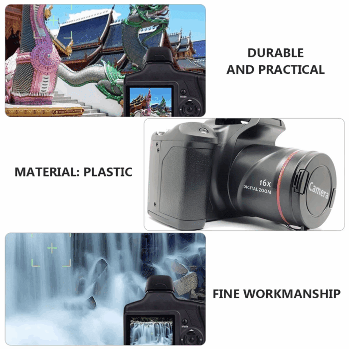 Digital Camera for Photography, 16MP FHD Video Camera with Wifi, 3 Inch Screen, 16X Digital Zoom, Vlogging Camera for Youtube - Image 4