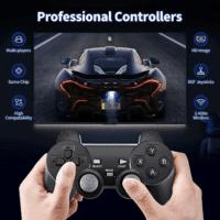 20000+ Retro Arcade Game System with 2 Wireless Controllers & 9 Emulators, 4K HDMI - Image 3