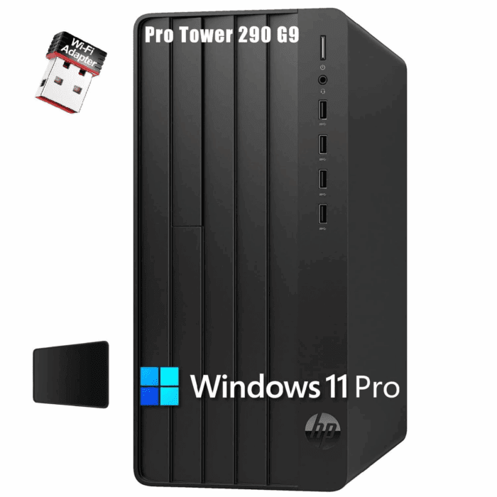 Slim Desktop Tower, Intel Pentium, 8GB Memory, 256GB SSD, Windows 11 Home, Black, S01-Af2023W - Image 9