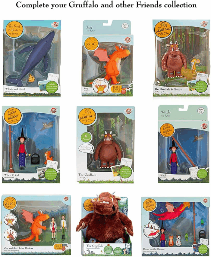 Talking Zog Collectable Action Figure | Articulated Character Play | Official Toys and Gifts from the Julia Donaldson Books, TV and Animation Movie Series - Image 9