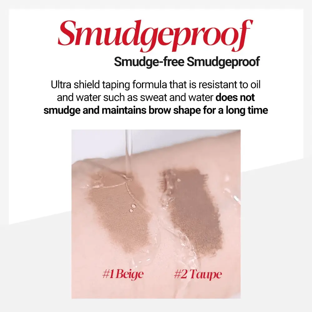 the Brow Color Fixing Cara #1 Beige 0.1 Fl Oz | Easy Fixing without Clumping with Skinny Brush | Long Lasting Smudgeproof Eyebrow Mascara | Soft Mood Coloring Tinted Gel | Korean Eye Makeup - Image 6