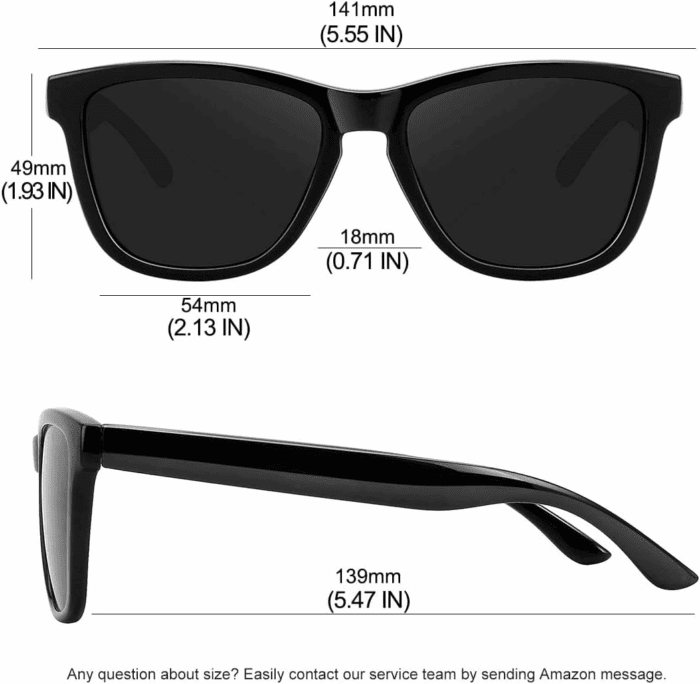 Polarized Sunglasses for Women Men Trendy Classic Retro Designer Style Fashion UV400 Protection - Image 6