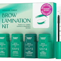 5 Step Eye Brow Lamination Kit - Eyebrow Kit for Women with Brow Lamination Gel & Brow Brushes - Advanced Eye Brow Stencil Kits for Beauty Care - at Home Eyebrow Lamination Kit