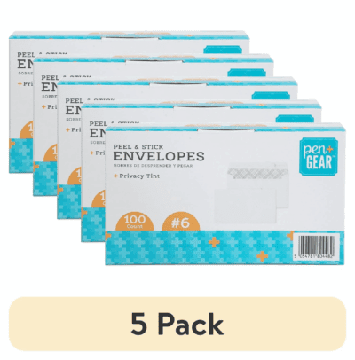 PEN + GEAR #6 Privacy Tint Peel and Stick Envelopes, White, 3.63" X 6.5", 100 Count - Image 6