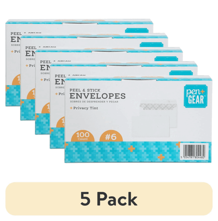 PEN + GEAR #6 Privacy Tint Peel and Stick Envelopes, White, 3.63" X 6.5", 100 Count - Image 6