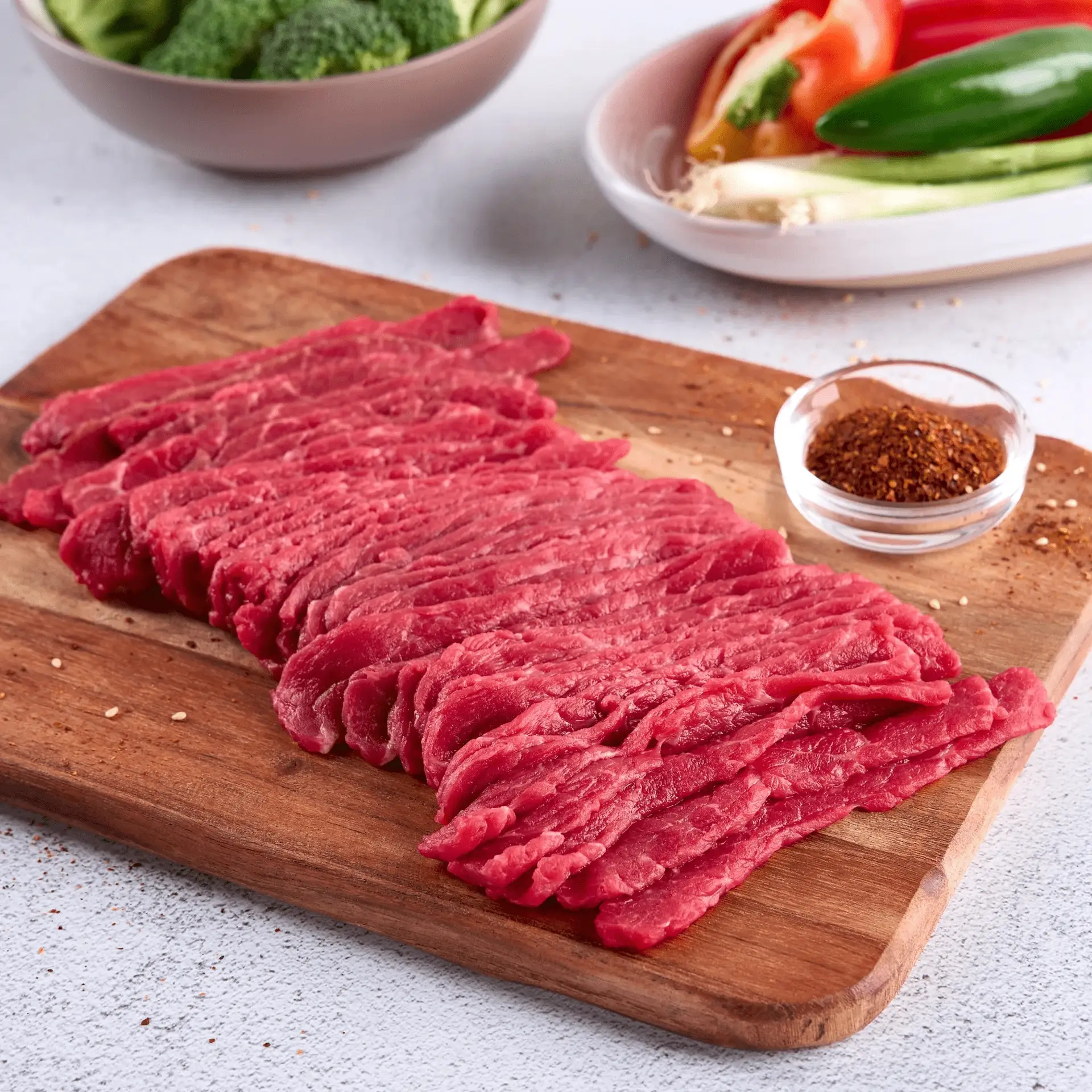 Bottom round Beef for Stir Fry, Tray, Fresh, 0.6 - 1.12 Lb - Image 3