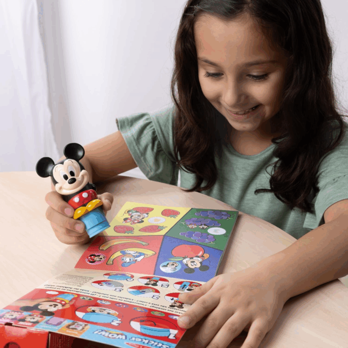 Sticker Wow!™ 24-Page Activity Pad and Sticker Stamper, 300 Stickers, Arts and Crafts Fidget Toy Collectible Character – Disney Mickey Mouse - Image 3