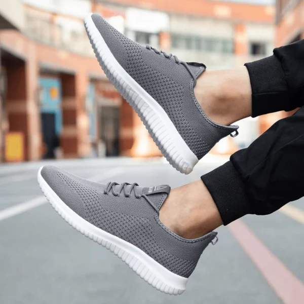 Men'S Running Shoes Ultra Lightweight Breathable Walking Shoes Non Slip Athletic Fashion Sneakers Mesh Workout Casual Sports Shoes - Image 5