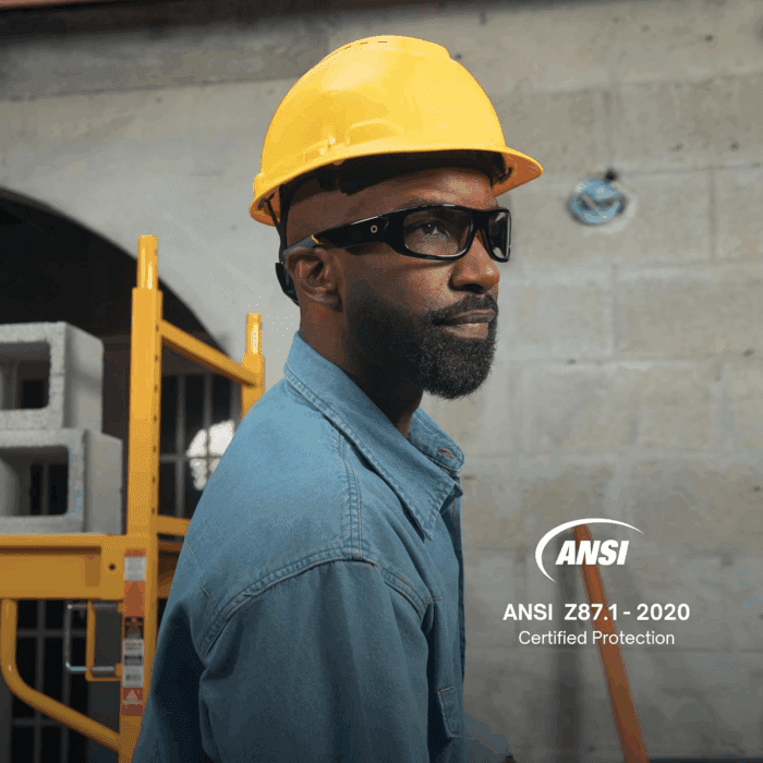 Armor Smart Safety Glasses for Men & Women, TR90 Frame, Bluetooth Smart Safety Glasses with Light Adaptive Lenses, Open Ear Speakers & Microphone - ANSI Z87.1 (Standard) - Image 4