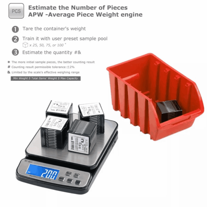 Precision Digital Shipping Scale with 110 LB Capacity & 1G Accuracy - AC Adapter & Battery Operated - Ideal for Postal & Parcel Weighing - Image 4