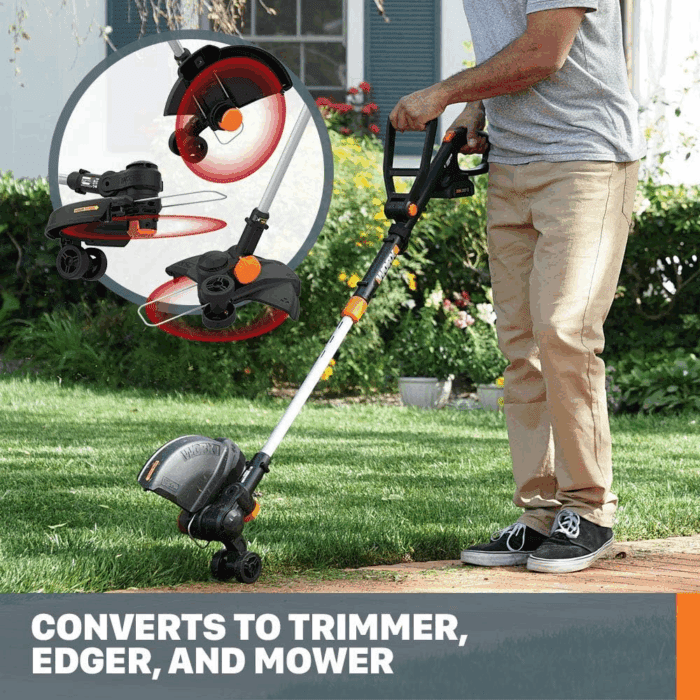 GT Revolution 20V 12" String Trimmer Grass Trimmer/Edger/Mini-Mower, WG170.2 - Image 3