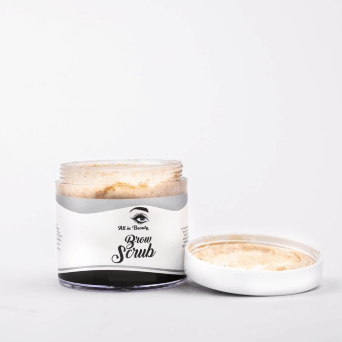 Brow Scrub, Eyebrow Exfoliator, for Longer Lasting Henna or Tint Application, Brow Scrubber Exfoliator to Prepare the Area for Henna, Tinting and Some PMU and Skin Care Treatments 50G. - Image 6