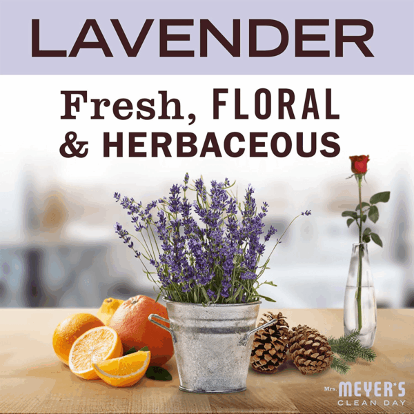 Lavender Soy Candle, Garden-Inspired Aromatherapy Homekeeping, 35 Hour Burn Time, Made with Essential Oils, 7.2 Oz Large Glass Jar Candles (Pack of 2) - Image 3