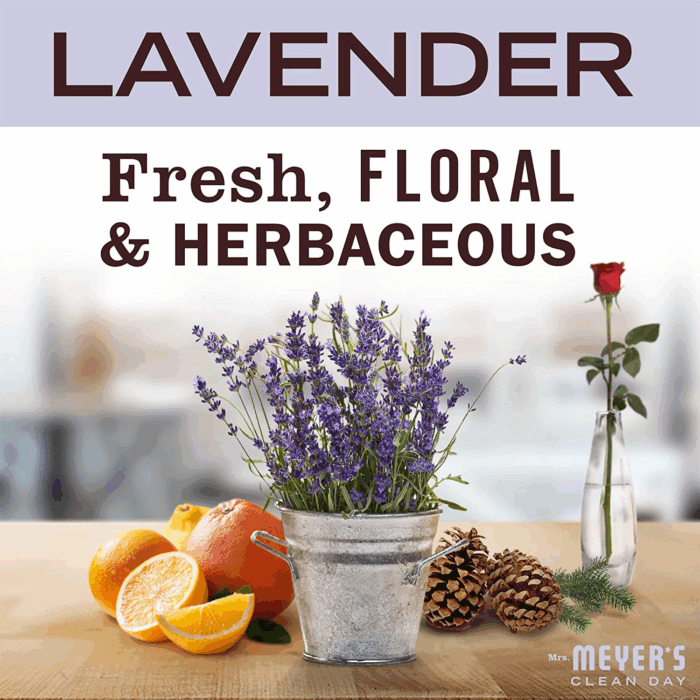 Lavender Soy Candle, Garden-Inspired Aromatherapy Homekeeping, 35 Hour Burn Time, Made with Essential Oils, 7.2 Oz Large Glass Jar Candles (Pack of 2) - Image 3