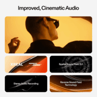 One AR Glasses with X1 Chip, Native 3 Dof, 147" 50°FOV 120Hz HD Display, Renowned Audio, 3 Adjustable Lens Transparency, Smart Glasses for Iphone 16/15, Steam Deck, ROG, Mac, PC, Android & Ios - Image 6