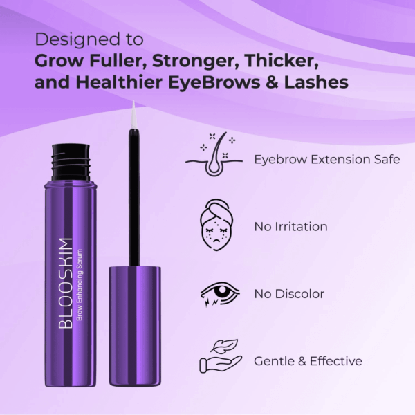 Eyebrow Growth Serum for Women & Men – Natural Brow Enhancing Serum to Grow Thicker, Fuller Brows Fast – Nourishing Eyebrow Hair Growth - 0.17 Fl Oz - Image 6