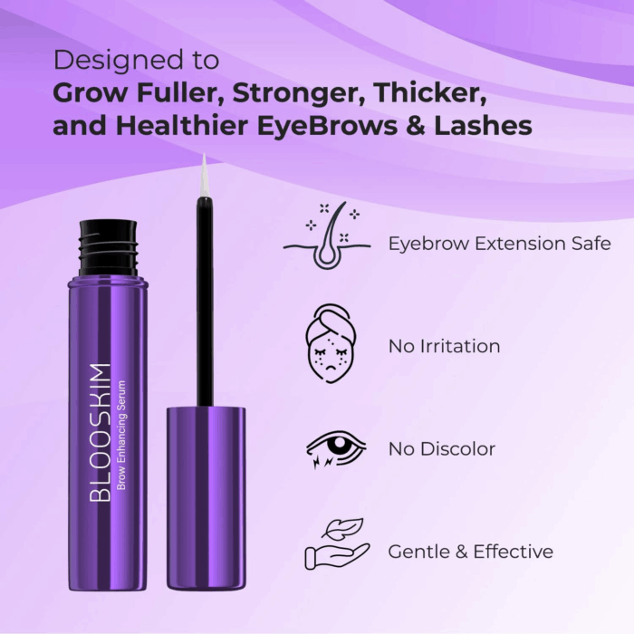 Eyebrow Growth Serum for Women & Men – Natural Brow Enhancing Serum to Grow Thicker, Fuller Brows Fast – Nourishing Eyebrow Hair Growth - 0.17 Fl Oz - Image 6