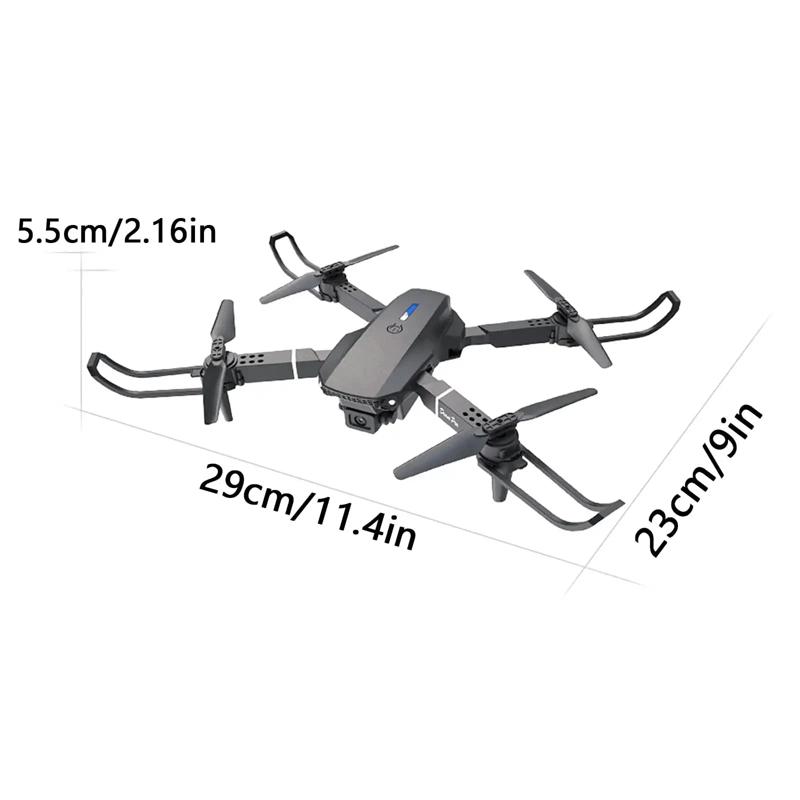 Drone with Camera 1080P HD FPV Foldable Drone for Beginners and Kids, Quadcopter with Gesture Control with Carrying Case, One Key Take Off/Land, Optical Flow Positioning, 360° Flip, Waypoint Fly - Image 3