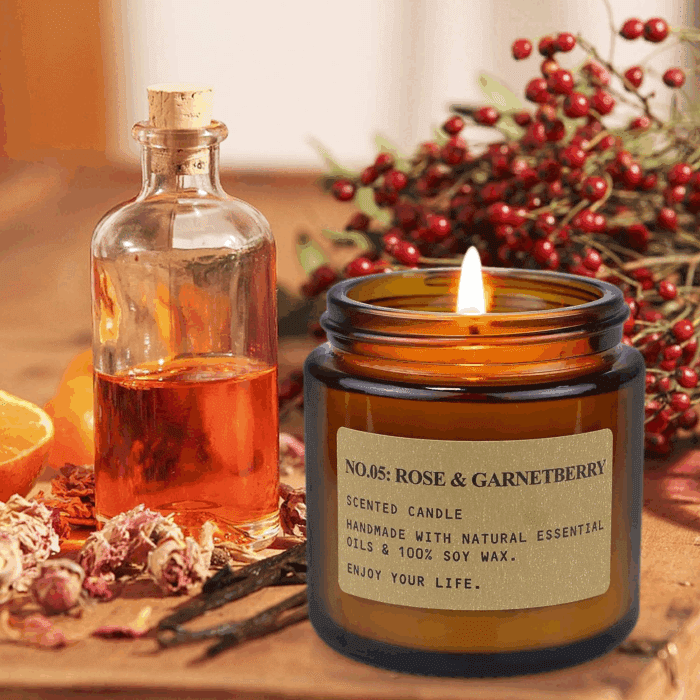 6 Pack Candles for Home Scented Aromatherapy Candle Gift Set for Women Soy Wax Long Lasting Amber Jar Candles Gift for Birthday Mother'S Thanksgiving Day Present - Image 5