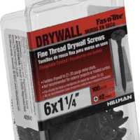 Fas-N-Tite, Fine Thread Drywall Screw #6 X 1.25", Steel, 100 Pieces - Image 6