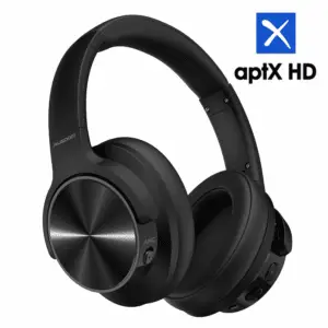 E9 Noise Cancelling Headphones,Wireless Bluetooth over Ear Headphones with Microphone - Black