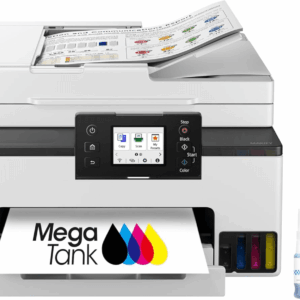 Megatank GX2020 All-In-One Wireless Supertank [Megatank] Printer | Print, Copy and Scan| Mobile Printing |2.7" LCD Color Touchscreen | Auto Document Feeder and Auto Duplex Printing