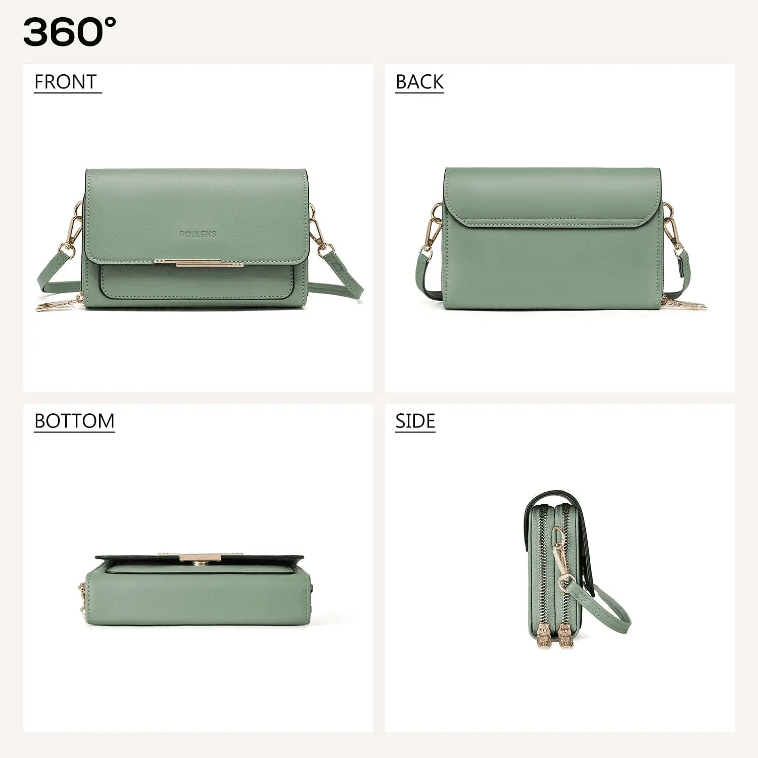 Small Crossbody Bag for Women,Cell Phone Purse Women'S Shoulder Handbags Wallet Purse with Credit Card Slots - Image 4