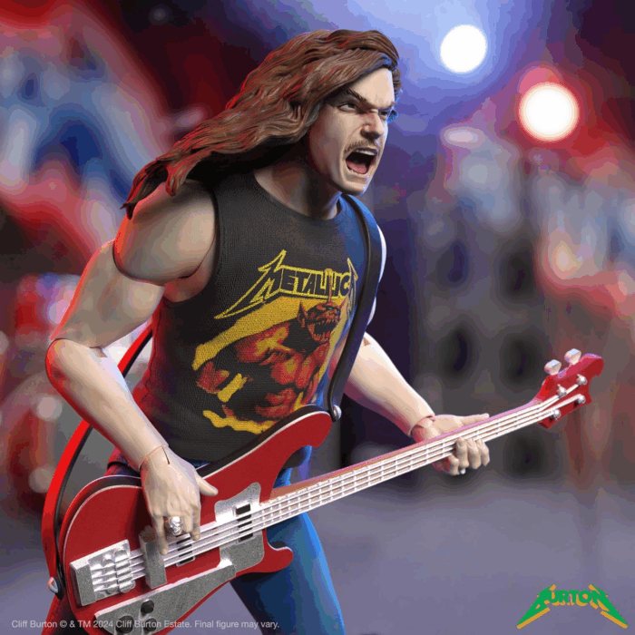 ULTIMATES! Cliff Burton (Superhero Poster) - 7" Action Figure with Accessories Heavy Metal Collectibles and Retro Toys - Image 5