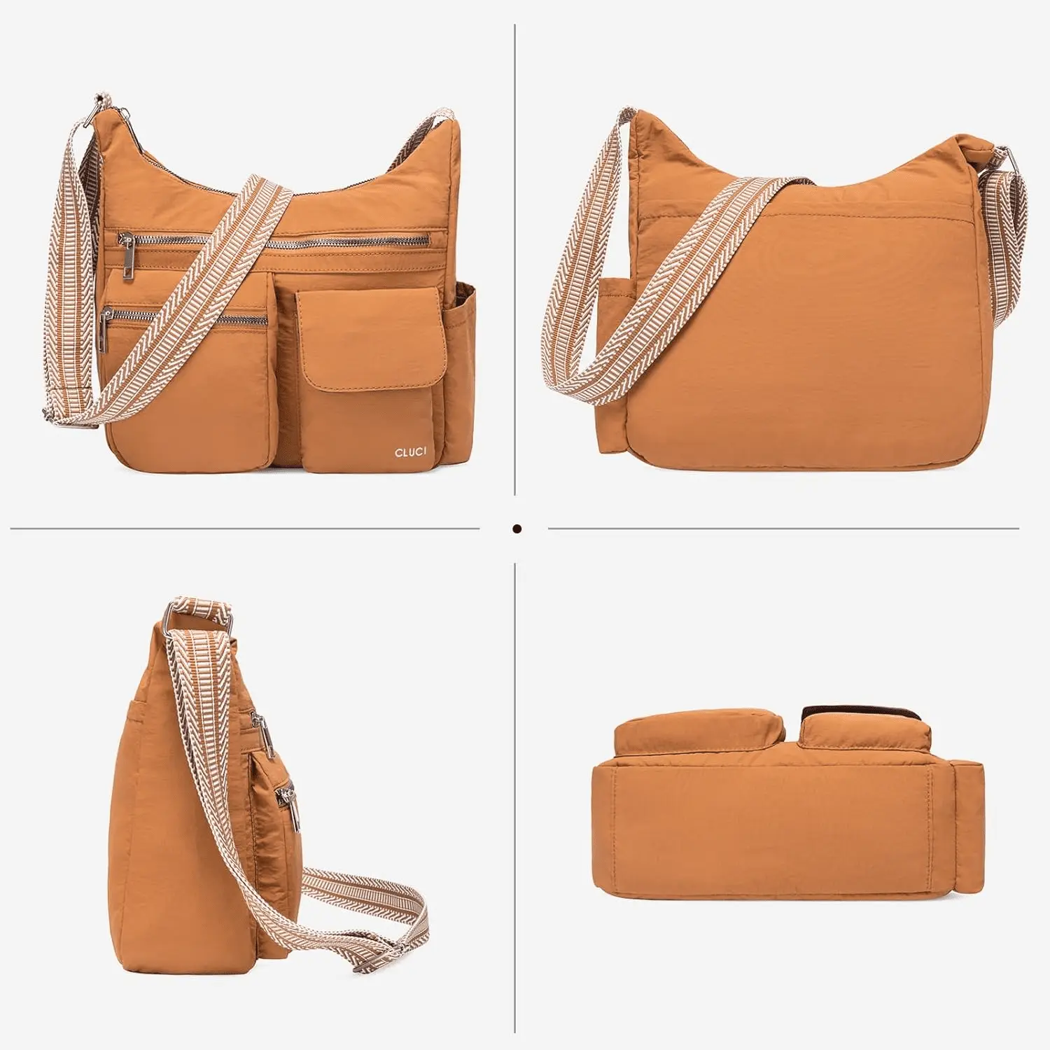 Travel Purses for Women, Waterproof Nylon Crossbody Bags for Woman Trendy, anti Theft Shoulder Bag for Ladies - Image 7