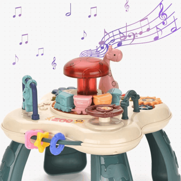 Baby Activity Table Center Learning Table - Educational Learning Musical Toys & Baby Standing Activity Center for Toddlers Sensory Game Table Parent Child Toys Gift for Boys Girls - Image 3