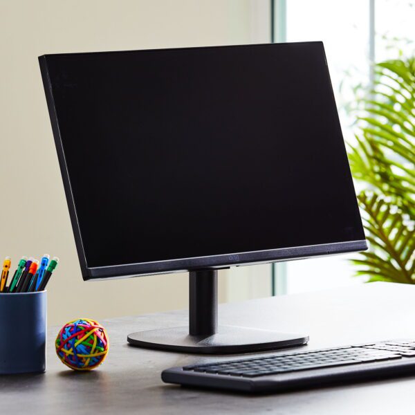 22" FHD (1920 X 1080P) 100Hz Bezel-Less Office Monitor with 6.07Ft HDMI Cable, 5Ms, Black - Image 2
