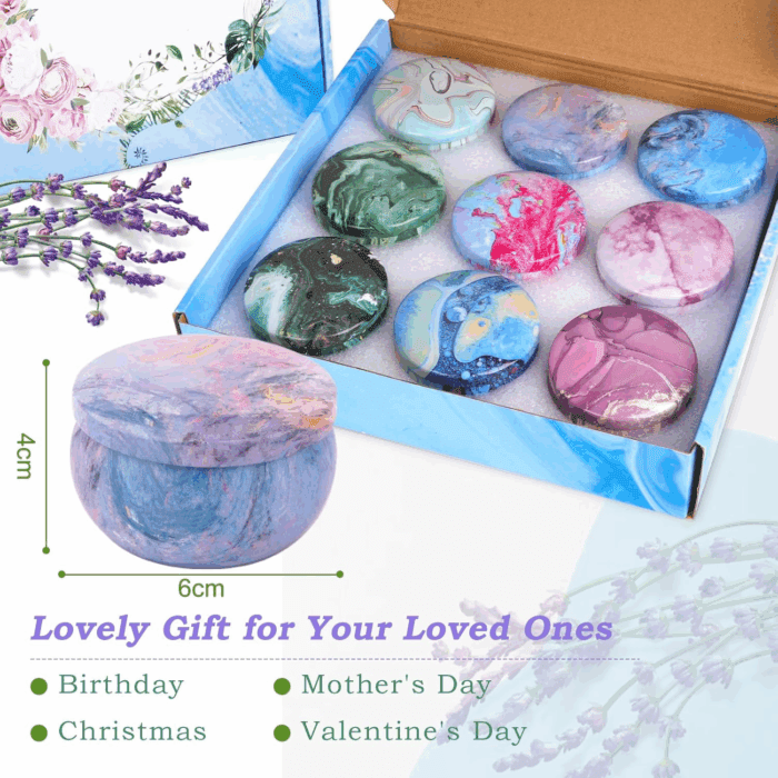 Scented Candles Gift Set, 9 Pack Candles for Home Scented Long Lasting Natural Soy Wax Aromatherapy Candle Set Birthday Gifts for Women Small Jar Candles Pack for Mother'S Day Christmas Valentines Day - Image 8