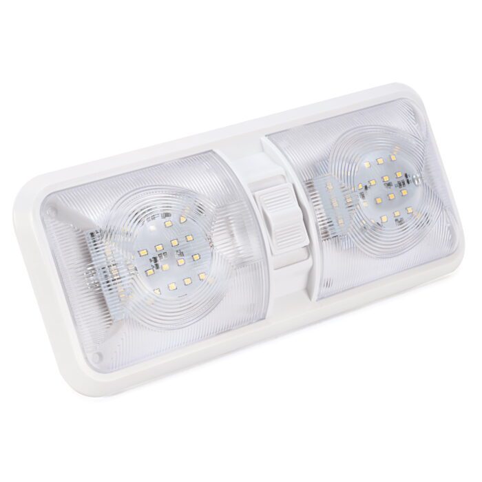 5PCS RV Ceiling Double Dome Lights 12V Ceiling Fixture RV Interior Led Ceiling Light Boat Camper Trailer Natural White 4000-4500K - Image 7