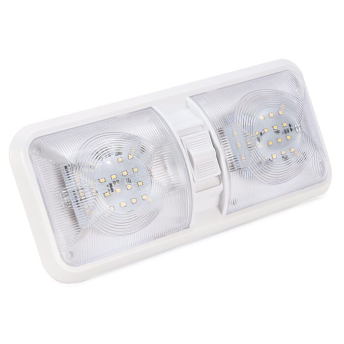 5PCS RV Ceiling Double Dome Lights 12V Ceiling Fixture RV Interior Led Ceiling Light Boat Camper Trailer Natural White 4000-4500K - Image 7